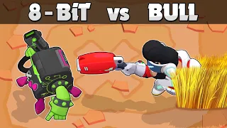 8 - Bit Virus VS Bull | 1vs1 | Brawl Stars