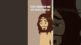 What Jesus Really Said To Pilate 🥺🥰✝️ #biblestories #shorts