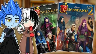 Disney Villains React To Descendants | Gacha react