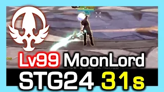 Lv99 TOP MoonLord STG24 31s / DPS 164 Trillion / Dragon Nest China