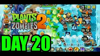 PvZ 2: Frostbite Caves - Day 20