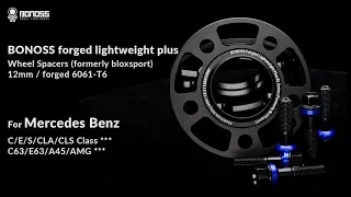 BONOSS Wheel Spacers for Mercedes-Benz C/E/S/A/CLA/ Class C63/S63/A45/AMG | 12mm(formerly bloxsport)