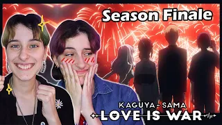 Ep 12: A PERFECT ENDING! Kaguya - Sama: Love is War Season 1 REACTION