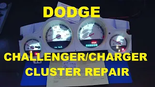 Charger Challenger EL Lighting Cluster Repair