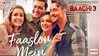 baaghi3 8D music "faaslon mein" |T-series| |Happy musics Hindi|