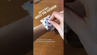 How to sew a wrist pin cushion!