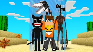 Minecraft, ale NIE MOGĘ OPUŚCIĆ BARIERY z CARTOON CAT, LONG HORSE i SIREN HEAD!