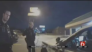 Bodycam Video Shows Handcuffed Woman Stealing Tulsa Police Car