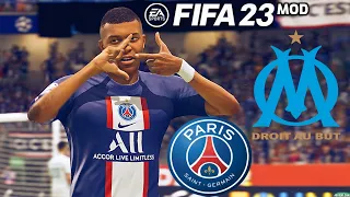 PSG vs OM FIFA 23 MOD PS5 Realistic Gameplay & Graphics Ultimate Difficulty Career