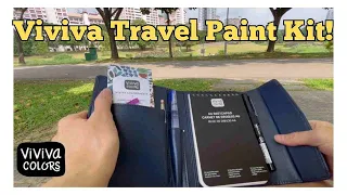 Get ready to paint the world with the Viviva Travel Paint Kit!
