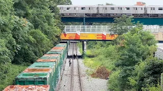 Trash Train Benching in New York City 2023