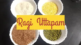 Ragi Healthy Uttapam ll  Morning  breakfast  ll  Ragi Recipe