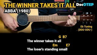 The Winner Takes It All - ABBA (1980) Easy Guitar Chords Tutorial with Lyrics