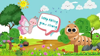 "From Caterpillar to Butterfly: A Beautiful Transformation" #kidslearning #kidseducation #kidsvideo