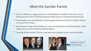 The Politics of Pain--How the Sackler Family Created the Opioid Epidemic