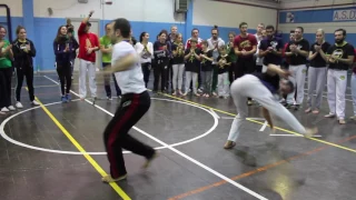 Final roda. Abalou capoeira. CDO Milan