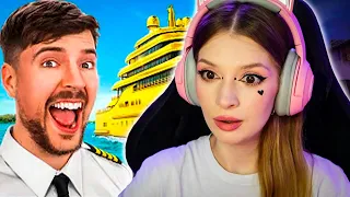 Яхта за $1 vs $1,000,000,000 MrBeast Реакция