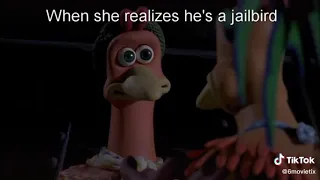 Chicken Run | Scene Rocky Quiets Ginger Down | Ginger Screams