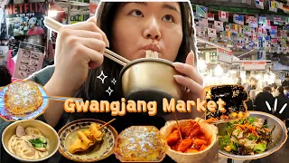 KOREAN street food market 🇰🇷 GWANGJANG MARKET