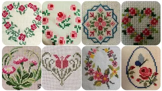 So beautiful & traditional cross Stitch hand embroidered patterns&diagram design for beginner&master