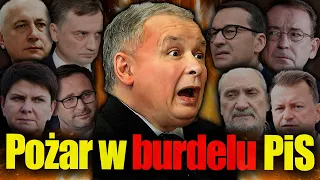 Wielki Pożar w Burdelu PiS. W PiS, w służbach, w policji, w kancelarii premiera, panika.