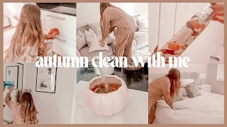 COSY FALL CLEAN WITH ME 2022 🍂 all day extreme cleaning motivation | autumn speed clean