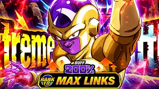 COMING TO GLOBAL! LEVEL 10 LINKS 100% RAINBOW STAR EZA INT ANGEL GOLDEN FRIEZA! (DBZ: Dokkan Battle)