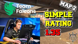 s1mple ELSŐ MECCSE A FALCONS-ban - ELEMZÉS - MAP 2: OVERPASS