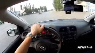 Видео от первого лица за рулём VW Polo Sedan