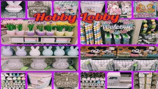 👑💐🐇NEW Hobby Lobby Easter/Spring 2023 Decor!!All NEW Shop With Me!! Amazing Finds &Must Haves!!😍💐🐇