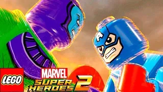 CAPITÃO AMÉRICA GIGANTE VS KANG GIGANTE no LEGO Marvel Super Heroes 2 #20 FINAL Dublado em Português