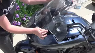 Install Cee Bailey Windshield on Honda CTX700