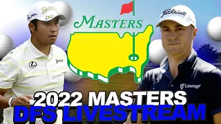 DFS Livestream - 2022 Masters Tournament: Weather, Player Pool, Ownership + Live Chat