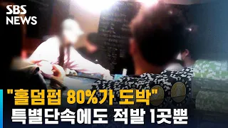 "홀덤펍 80%가 도박"…특별단속에도 적발 1곳뿐 / SBS