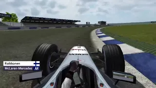 F1 Challenge 2004 | Silverstone Hot Lap (McLaren-Mercedes MP4-19)