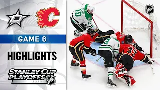 NHL Highlights | First Round, Gm6: Stars @ Flames - Aug. 20, 2020