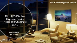 MicroLED Displays: Hype and Reality, Hopes and Challenges - Webcast