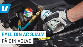 Fyll din AC själv på din Volvo!