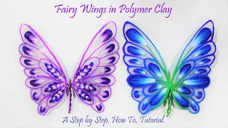 Fairy Wings in Polymer Clay, a Tutorial