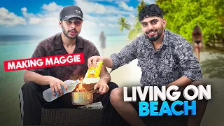 LIVING ON BEACH FOR 24 HOURS GONE WRONG🤣 - BEINGSARDAR