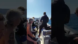 Boat ride to the dive site 🇬🇷 Naxos, Greece