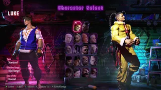 Street Fighter 6 - All Character Select & Idle Animations | Full Version 4K