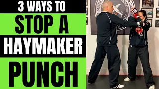 3 Ways to STOP a Haymaker PUNCH!