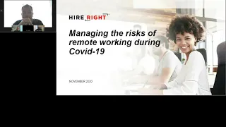 Managing the risks of remote working during Covid-19 - On demand webinar