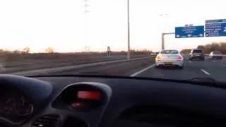 BMW M6 (500hp) vs PEUGEOT 206 RC (202hp)