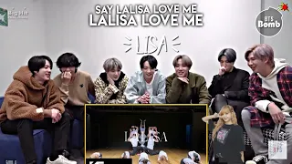 BTS Reaction to Lisa "Lalisa" Dance practice ep-58 #armyblinkmade @universe4434