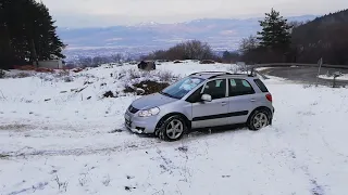 SX4 1,9 DDS 4x4 off-road test