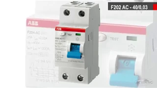 ABB - F202 AC-40/0,03 - Дифференциальный выключатель нагрузки - УЗО (2CSF202001R1400)