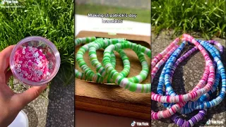 🎗️Clay Bead Bracelet TikTok Compilation 🎗️ Making Bracelet Edits Shorts & Reels Small Business #218