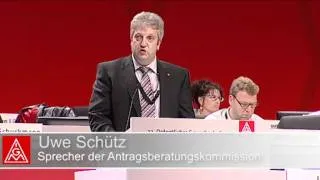 IG Metall-Gewerkschaftstag 2011: Delegiertenbeiträge am 13. Oktober